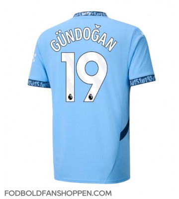 Manchester City Ilkay Gundogan #19 Hjemmebanetrøje 2024-25 Kortærmet